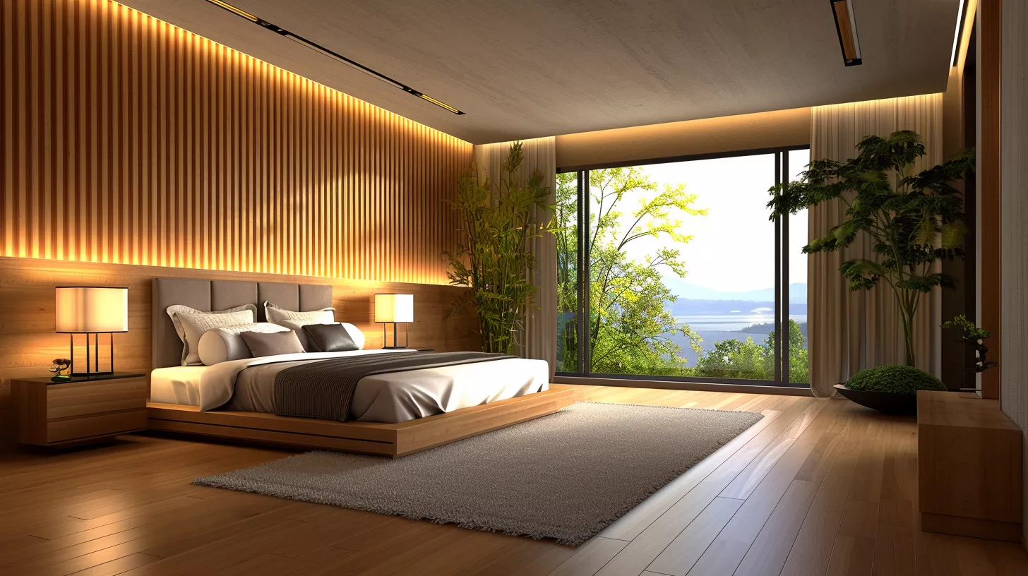 تصميم غرفة مودرن 2025 باسلوب معماري واقعي وراقي 